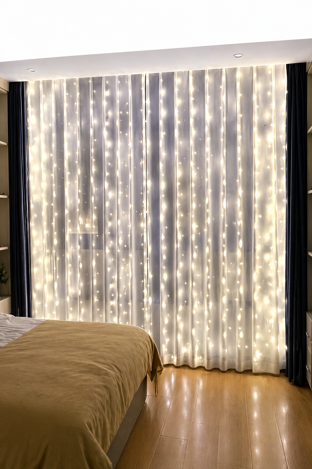 LED Lichtvorhang mit Fernbedienung – Zimmer & Deko