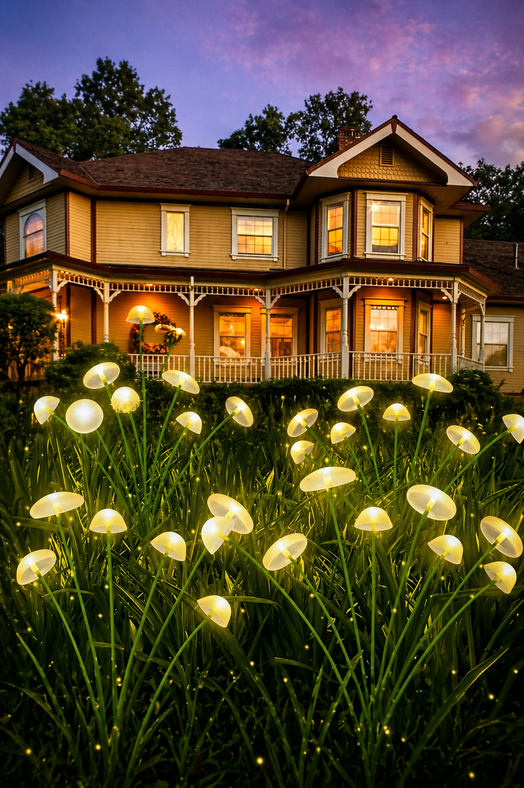 Solar Pilzlampe – LED Gartenleuchte für Rasen & Terrasse