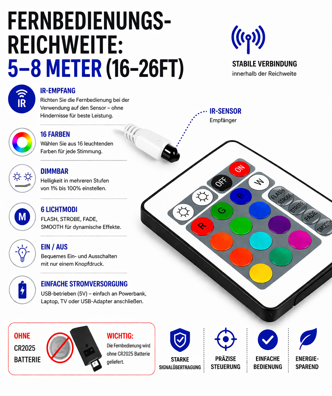 LED Neon-Lichtstreifen RGB – Farbwechsel Zimmer Deko