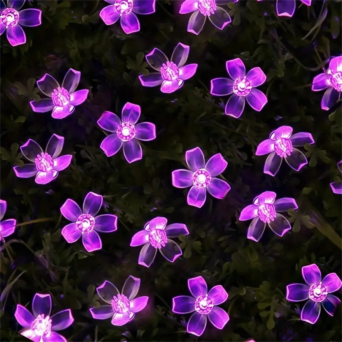 Solar Lichterkette Blumen – LED Fairy Lights für Garten & Deko